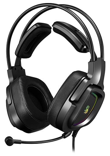 Наушники с микрофоном A4Tech Bloody G575P черный 2м мониторные оголовье (G575P) фото 2