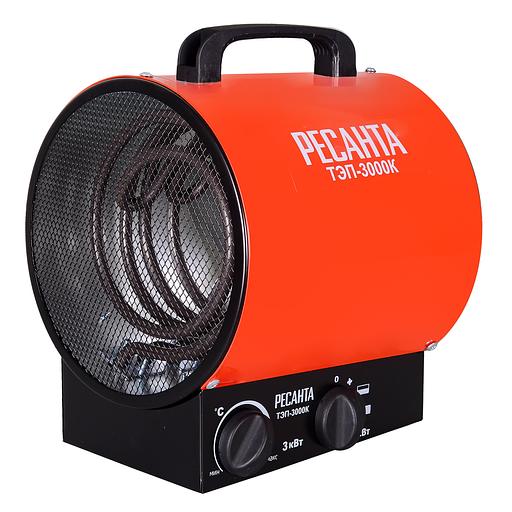 Тепловая пушка электрическая Ресанта ТЭП-3000К 3000Вт красный фото 1