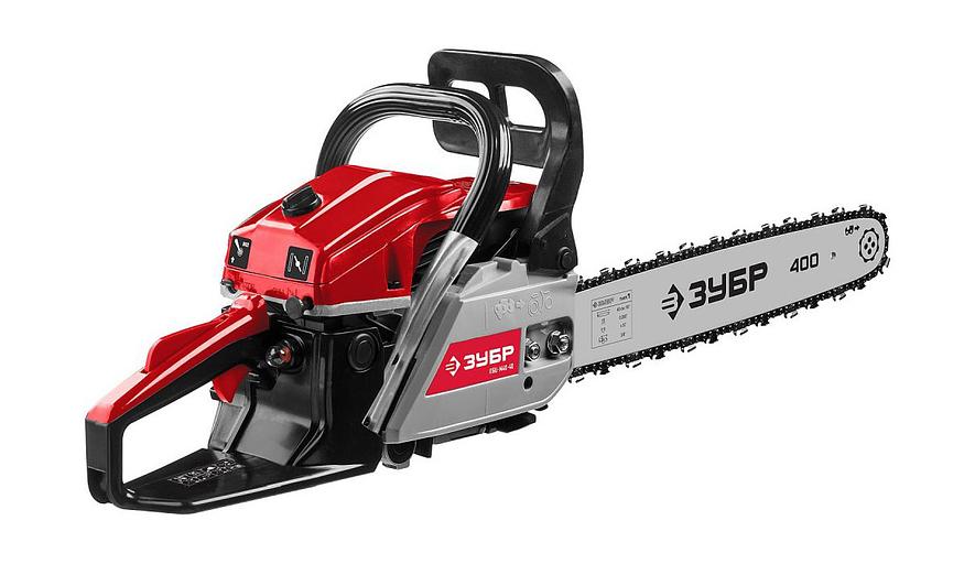 Бензопила Зубр ПБЦ-М40-40 2000Вт 2л.с. дл.шины:16" (40cm) фото 1