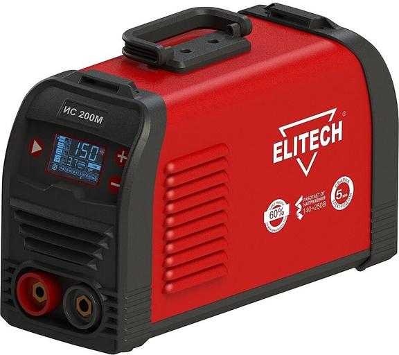 Сварочный аппарат Elitech ИС 200М (E1703.017.00) инвертор MMA DC/TIG DC фото 1