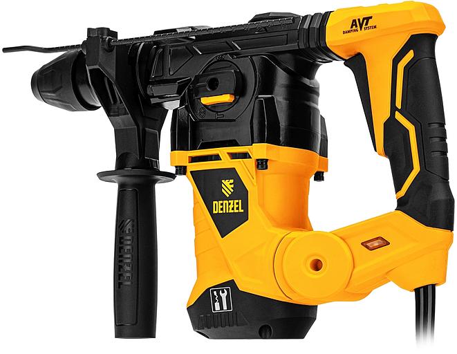 Перфоратор Denzel RHV-1250-30 патрон:SDS-plus уд.:5Дж 1250Вт (кейс в комплекте) фото 6