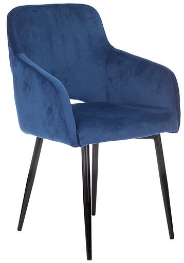 Кресло Бюрократ CH-380F сапфировый Italia 17 на ножках металл черный фото 1