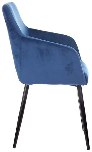 Кресло Бюрократ CH-380F сапфировый Italia 17 на ножках металл черный фото 2