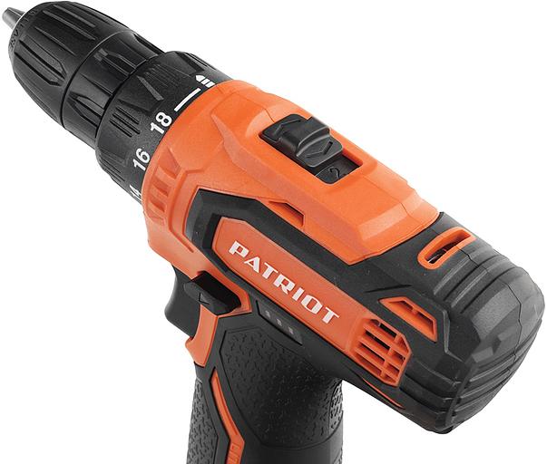 Дрель-шуруповерт Patriot BR 119Li аккум. патрон:быстрозажимной (кейс в комплекте) (180301119) фото 4