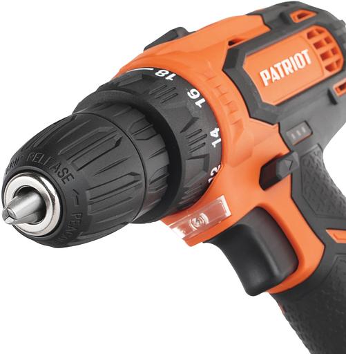 Дрель-шуруповерт Patriot BR 119Li аккум. патрон:быстрозажимной (кейс в комплекте) (180301119) фото 5
