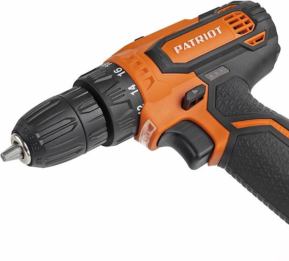 Дрель-шуруповерт Patriot BR 119Li аккум. патрон:быстрозажимной (кейс в комплекте) (180301119) фото 6