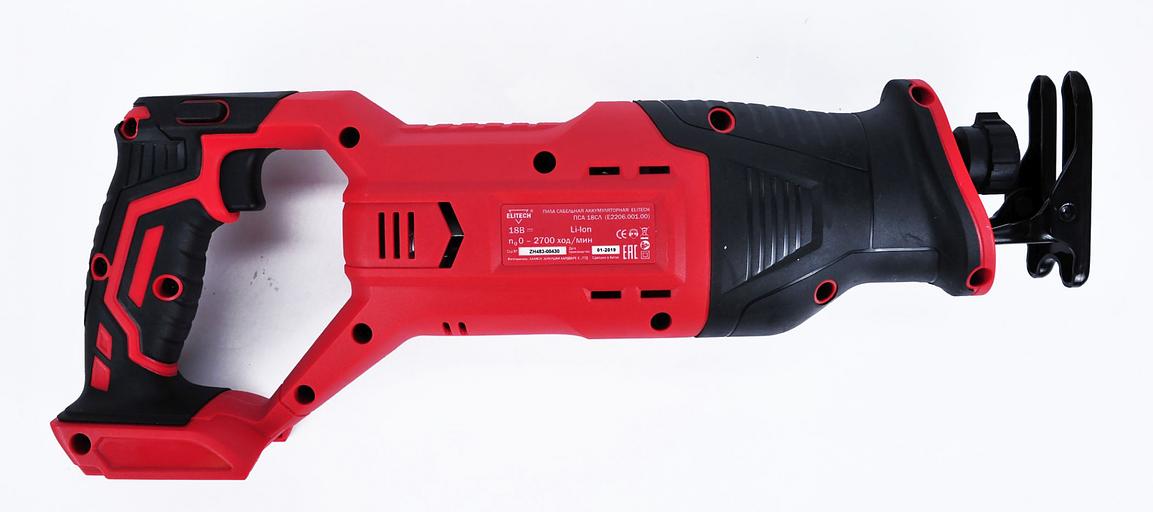 Сабельная пила Elitech ПСА 18СЛ (Е2206.001.00) аккум. 3000ход/мин фото 6