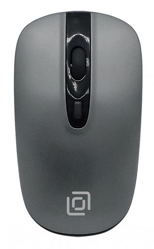 Клавиатура + мышь Оклик 300M клав:серый мышь:серый USB беспроводная slim Multimedia фото 2