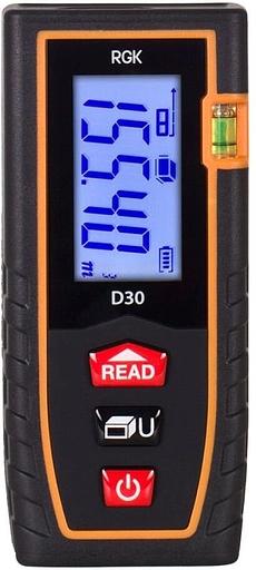 Лазерный дальномер RGK D30 фото 1