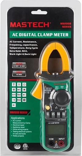 Клещи токоизмерительные Mastech MS2008B фото 4