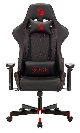 Кресло игровое A4Tech Bloody GC-800 черный ромбик эко.кожа крестовина фото 2