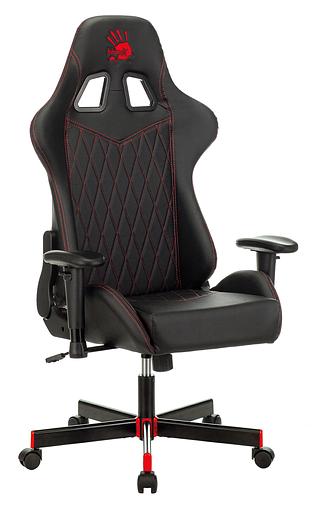 Кресло игровое A4Tech Bloody GC-800 черный ромбик эко.кожа крестовина фото 9