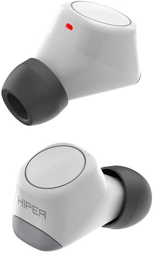 Гарнитура вкладыши Hiper TWS Smart IoT M1 серый беспроводные bluetooth в ушной раковине (HTW-M10) фото 1
