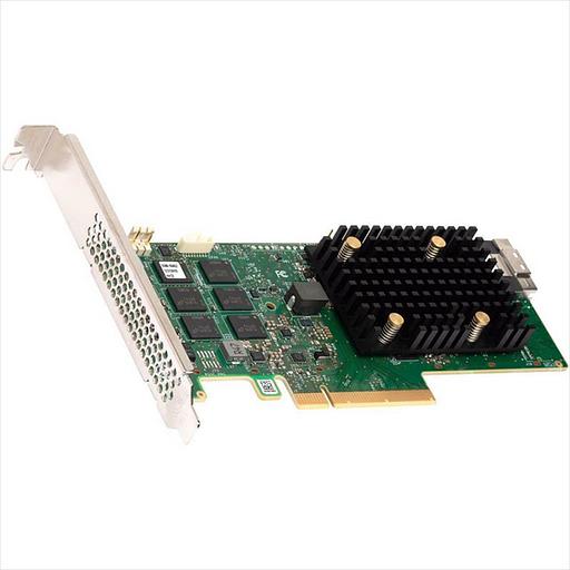 Контроллер Broadcom/LSI 9560-8I SGL (05-50077-01) PCIe 4.0 x8 LP, SAS/SATA/NVMe, RAID 0,1,5,6,10,50,60, 8port(1*int SFF8654), 4GB Cache, 3908ROC, RTL (05-50077-01) фото 1