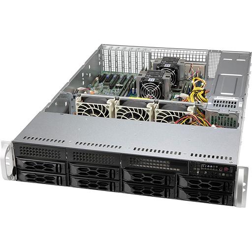 Шасси серверное Supermicro SuperChassis 2U (OEM)LA25TQC-R609LP/ no HDD(8)LFF/ optional LFF(2)+SFF(2)/ 7xLP/ 2x600W Platinum(12" x 13", 13.68" x 13", 12" x 10")E-ATX, ATX/ Backplane 8xSATA3/SAS3 (CSE-L фото 1