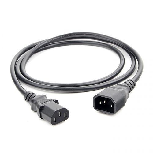 Power Cube Шнур ПВС-АП 3*0,75 C13C14-250-10-1,8, черный, 1,8 м, C13-C14, 3x0.75, 10А, Россия (RPC-189BLPRO1.8) фото 1