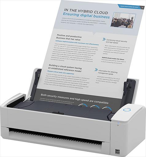 Fujitsu scanner ScanSnap iX1300 (Настольный сканер, 30 стр/мин, 60 изобр/мин, А4, двустороннее устройство АПД, Wi-Fi, USB 3.2, светодиодная подсветка) (PA03805-B001) фото 1