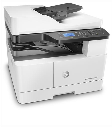 Лазерное многофункциональное устройство HP LaserJet MFP M443nda (p/c/s, A3, 1200dpi, 25ppm, 512Mb, 2trays 100+250, ADF 100, duplex, Scan to email/SMB/FTP, PIN printing, USB/Eth, cart. 4000 pages & USB cable in box, 1y warr, repl. W7U02A) (8AF72A#B19) фото 2