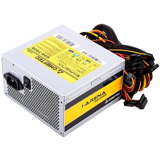 Блок питания Chieftec PSU GPA-700S 700W ATX2.3 APFC Bulk 12cm Fan Active PFC 20+4p; 4p; 6+2p; 3xSATA; 2*Molex+FDD (GPA-700S) фото 2