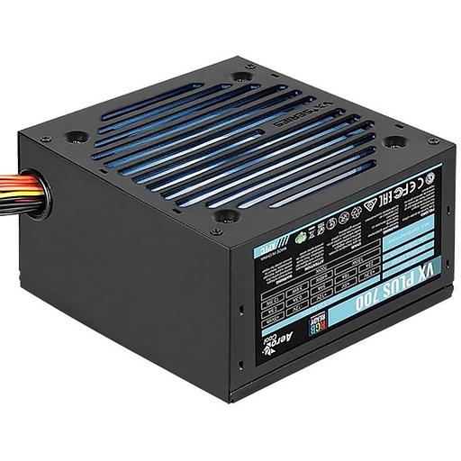 Блок питания Aerocool 700W Retail VX PLUS 700 RGB, ATX v2.3, RGB-подсветка, A.PFC, fan 120mm, 2x PCI-E [6+2-Pin], 6x SATA, 3x MOLEX, 1x FDD (VX PLUS 700 RGB) фото 2