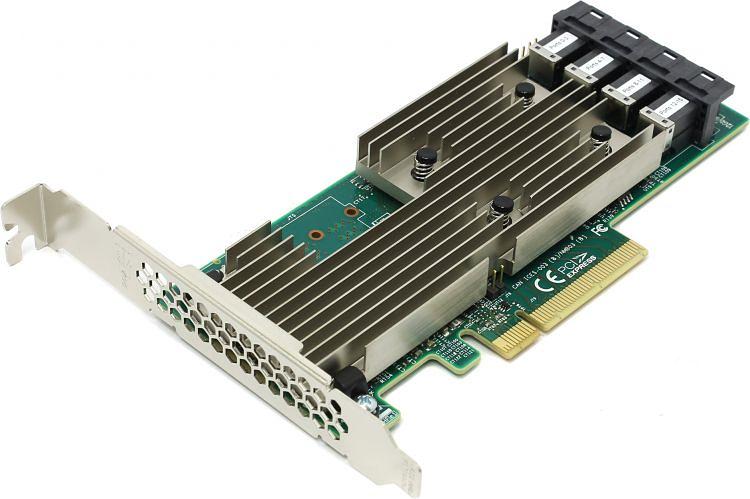 Адаптер Broadcom/LSI 9305-16i (PCI-E 3.0 x8, LP) SAS/SATA 12G, Non-RAID -до 1024, 16port (4*intSFF8643), каб. отдельно (05-25703-00) фото 1