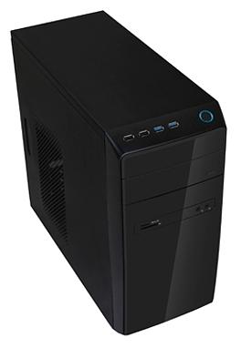 Корпус MiniTower Powerman ES726 Black PM-450ATX U2*2+U3*2+A(HD) mATX (6120259) фото 1