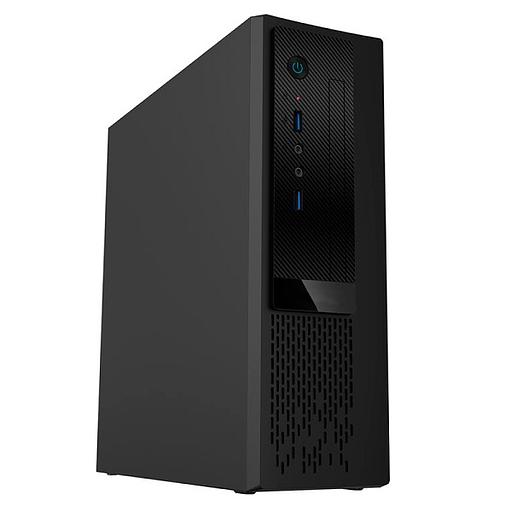 Корпус Slim Case Powerman PS201A-BK PM-300TFX U3.0*2+A(HD)+FAN (6125688) фото 1