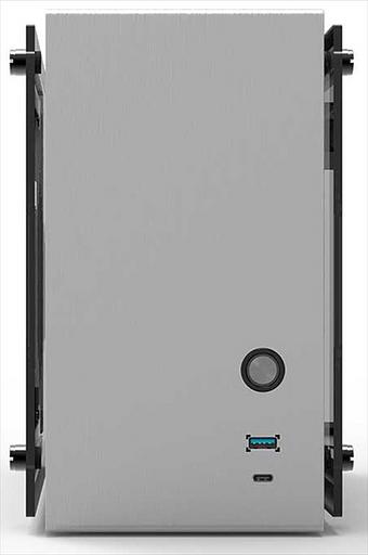 Корпус ZALMAN M2 MINI, MITX, ALUMINIUM, SILVER, WINDOWx2, RISER CARD, 2x3.5", 3x2.5", 1xUSB3.0, 1xUSB3.1 TYPE-C, TOP 1x80mm (M2 mini (Silver)) фото 1