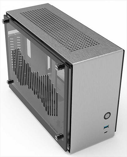 Корпус ZALMAN M2 MINI, MITX, ALUMINIUM, SILVER, WINDOWx2, RISER CARD, 2x3.5", 3x2.5", 1xUSB3.0, 1xUSB3.1 TYPE-C, TOP 1x80mm (M2 mini (Silver)) фото 2