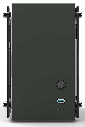Корпус ZALMAN M2 MINI, MITX, ALUMINIUM, GRAY, WINDOWx2, RISER CARD, 2x3.5", 3x2.5", 1xUSB3.0, 1xUSB3.1 TYPE-C, TOP 1x80mm (M2 mini (Gray)) фото 1