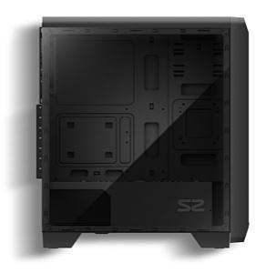 Корпус ZALMAN S2, ATX, BLACK, WINDOW, 2x3.5", 2x2.5", 2xUSB2.0, 1xUSB3.0, REAR 1x120mm (S2) фото 1
