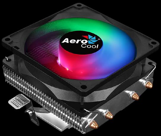 Кулер для процессора Aerocool Air Frost 4 125W / FRGB / 3-Pin / Intel 115*/775/2066/2011/AMD / Heat pipe 6mm x4 (Air Frost 4) фото 1