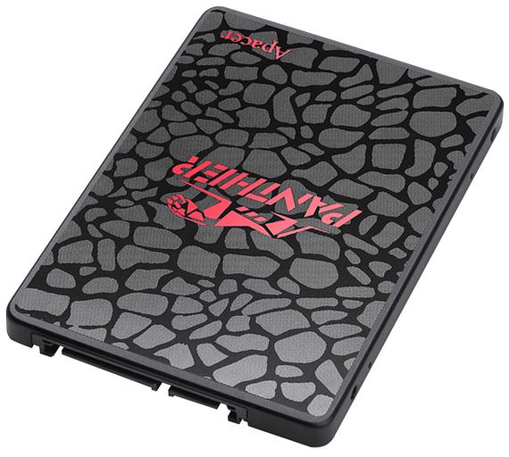 Твердотельный накопитель Apacer SSD PANTHER AS350 128Gb SATA 2.5" 7mm, R560/W540 Mb/s, IOPS 65/82K, MTBF 1,5M, 3D TLC, 75TBW, Retail (AP128GAS350-1) (AP128GAS350-1) фото 3
