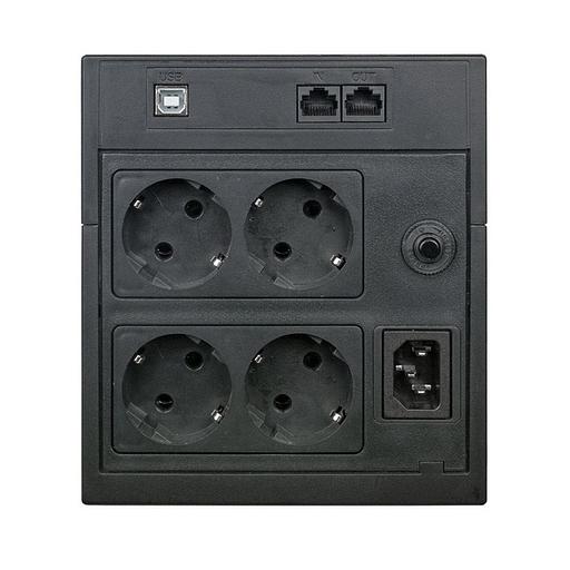 Источник бесперебойного питания Powercom Raptor, Line-Interactive, 1500VA/900W, Tower, 4xSchuko, LCD, USB (1107535) (RPT-1500AP-LCD) фото 2