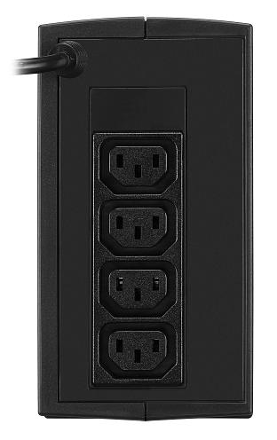 ИБП CyberPower UTC650EI, Line-Interactive, 650VA/360W, 4 IEC-320 С13 розетки, Black, 0.84х0.159х0.252м., 3.8кг. CyberPower UTC650EI фото 3