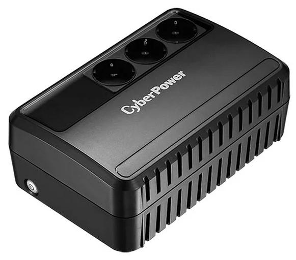 ИБП CyberPower BU725E, Line-Interactive, 725VA/390W, 3 Schuko розетки, Black, 0.15х0.15х0.2м., 5кг. CyberPower BU725E фото 1