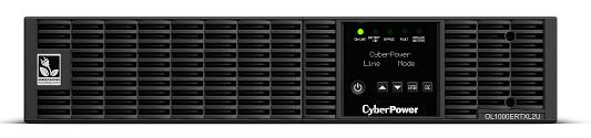 ИБП CyberPower OL1000ERTXL2U, Rackmount, Online, 1000VA/900W, 8 IEC-320 С13 розеток, USB&Serial, RJ11/RJ45, SNMPslot, LCD дисплей, Black, 0.5х0.6х0.2м., 21.7кг. CyberPower OL1000ERTXL2U фото 3