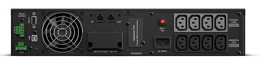 ИБП CyberPower OL1000ERTXL2U, Rackmount, Online, 1000VA/900W, 8 IEC-320 С13 розеток, USB&Serial, RJ11/RJ45, SNMPslot, LCD дисплей, Black, 0.5х0.6х0.2м., 21.7кг. CyberPower OL1000ERTXL2U фото 4