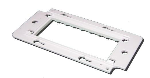 Пластиковый суппорт для установки 45х90 (LAN-PF45x90) фото 1