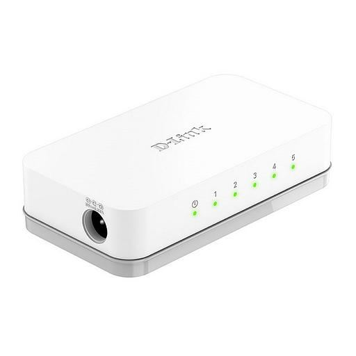 Коммутатор D-Link DES-1005C/B1A, 5-port UTP 10/100Mbps Auto-sensing, Stand-alone, Unmanaged Palm-top Fast Ethernet Switch (DES-1005C/B1A) фото 1