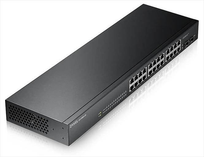 Smart L2 коммутатор Zyxel GS1900-24, rack 19", 24xGE, 2xSFP, бесшумный (GS1900-24-EU0102F) фото 2