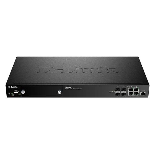 Коммутатор D-Link DWC-2000/A2A, PROJ WLAN Controller with 4 100/1000Base-T/combo-SFP ports, manage up to 64/256 Unified APs.4x 10/100/1000 BASE-T GE/SFP Ports, 2x USB 2.0 Ports, Slot for hard disk drive module (DWC-2000/A2A) фото 2