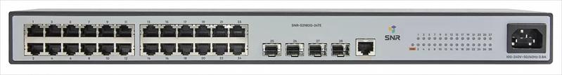 Управляемый коммутатор уровня 2, 24 порта 10/100/1000Base-T и 4 порта 100/1000BASE-X (SFP) (SNR-S2982G-24TE) фото 2