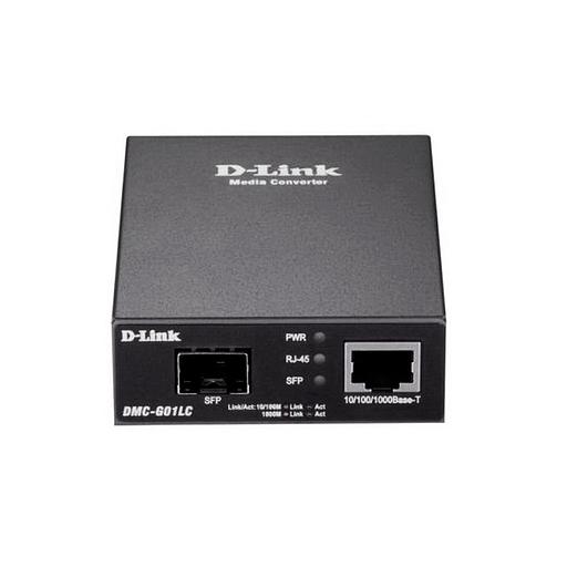 Конвертер D-Link DMC-G01LC/C1A, Media Converter with 1 100/1000Base-T port and 1 100/1000Base-X SFP port. (DMC-G01LC/C1A) фото 1