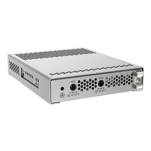 Коммутатор MikroTik Cloud Router Switch 305-1G-4S+IN with 800MHz CPU, 512MB RAM, 1xGigabit LAN, 4 x SFP+ cages, RouterOS L5 or SwitchOS (dual boot), metallic desktop case, PSU (CRS305-1G-4S+IN) фото 3