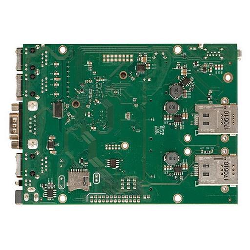Маршрутизатор MikroTik RouterBOARD M33G with Dual Core 880MHz CPU, 256MB RAM, 3x Gbit LAN, 2x miniPCI-e, 2x SIM slots, USB, microSD slot, M.2 slot, RouterOS L4 (RBM33G) фото 2