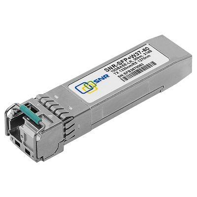 SNR Модуль SFP+ WDM, дальность до 60км (21dB), 1330нм (SNR-SFP+W37-60) фото 1