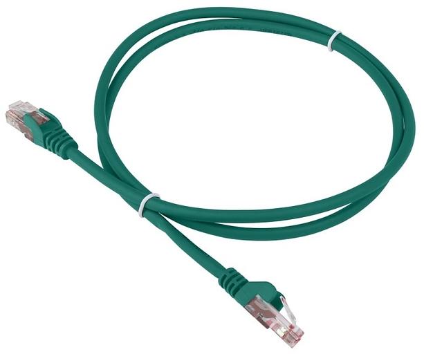 Патч-корд LANMASTER LSZH UTP кат.6, 1.0 м, зеленый (LAN-PC45/U6-1.0-GN) фото 1