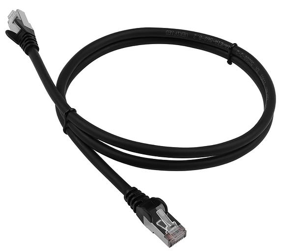 Патч-корд LANMASTER LSZH FTP кат.6, 3.0 м, черный (LAN-PC45/S6-3.0-BK) фото 1