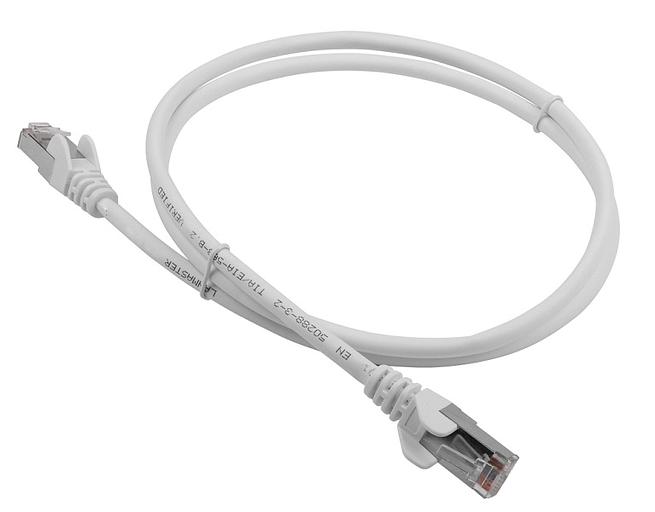 Патч-корд LANMASTER LSZH FTP кат.5e, 0.5 м, серый (LAN-PC45/S5E-0.5-GY) фото 1